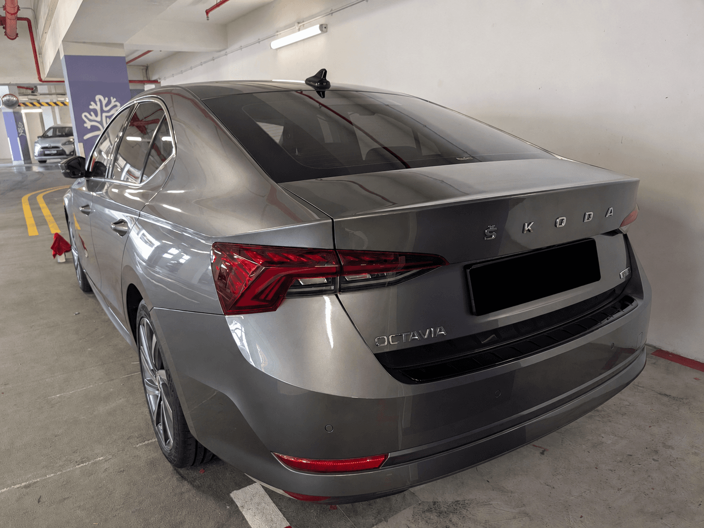 Freshly detailed car ready after premium service